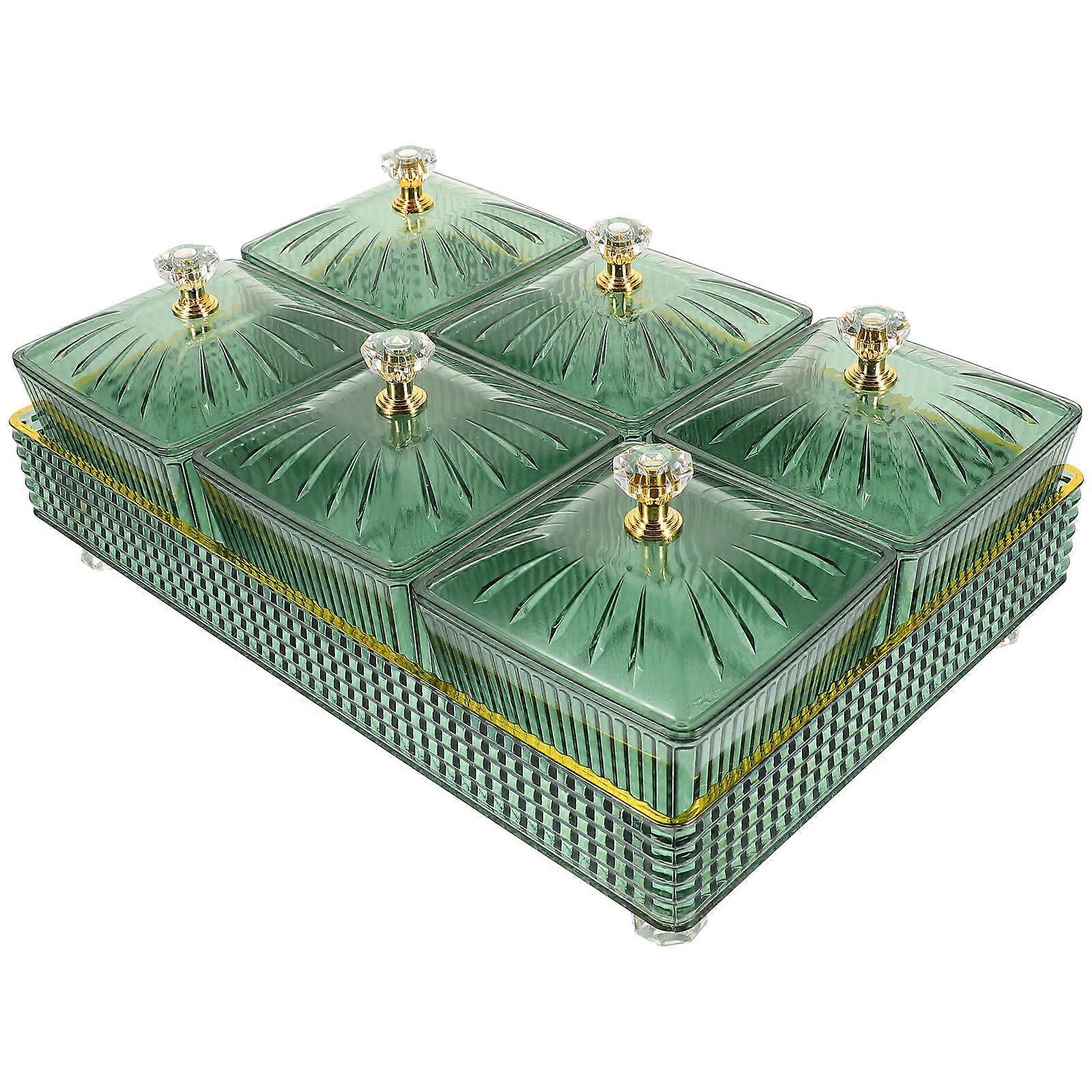 Snack Serving Tray Excellent For Home Use At KTV And Celebrations Made From Certified Material Featuring Square Shape 1 Set
