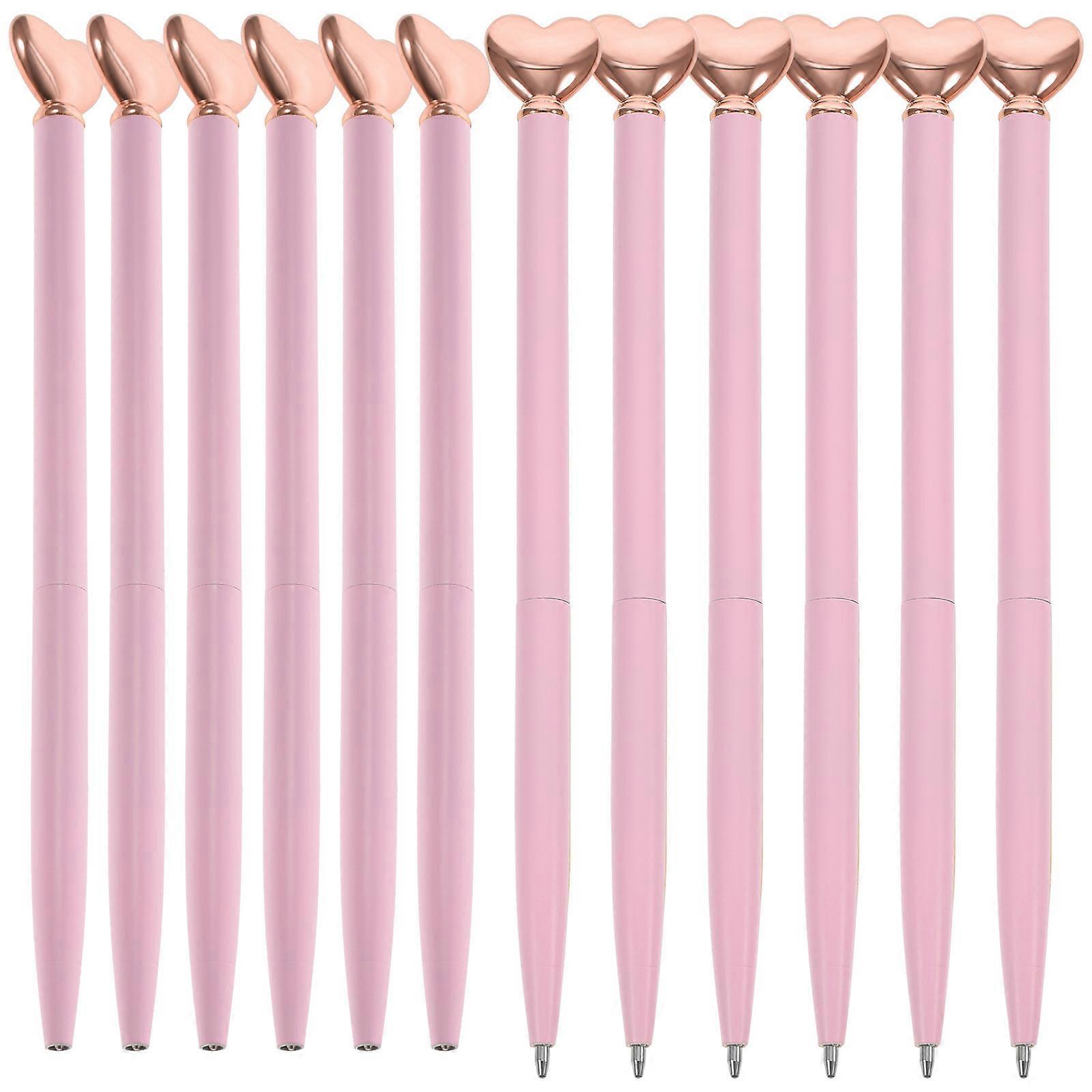 Multi-function Writing Pens 12Pcs Heart Shape Cartoon Design For Women Ideal For Crafting Coloring Books And Doodling Needs