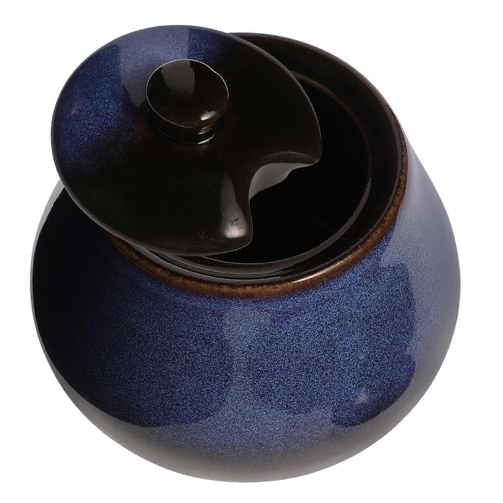 Adorable Condiment Container 2Pcs Unique Storage Jar Ideal For Dining Room Decoration Multi Color