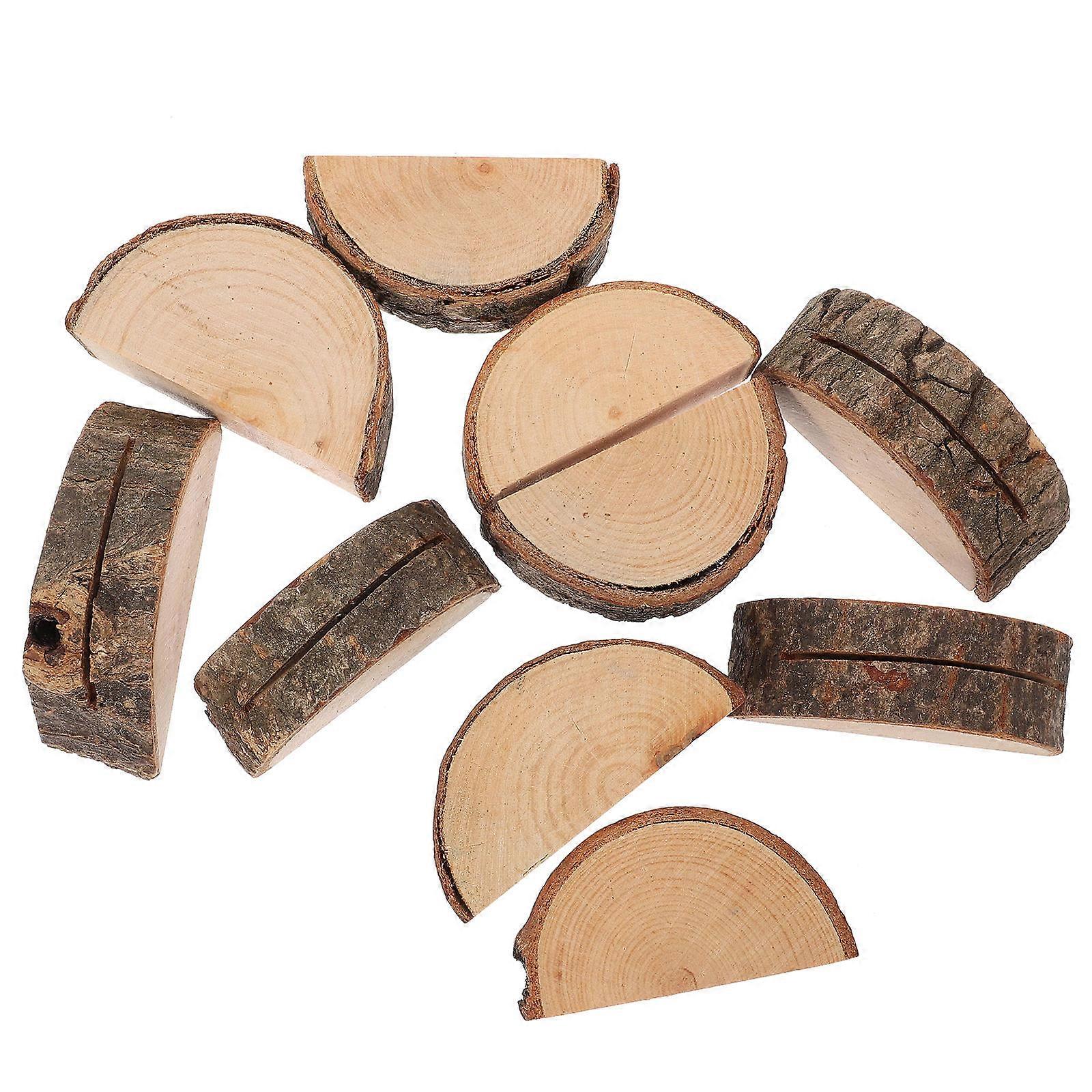 Card Holder Wooden Menu Stand for Event Use 20Pcs Set