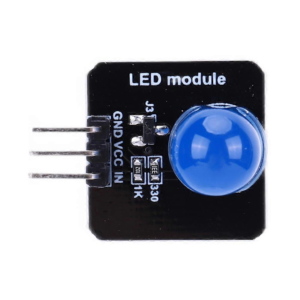 DC 3.3-5 V 10 MM Light-Emitting Module Light Emitting Diode for Arduino (Blue)