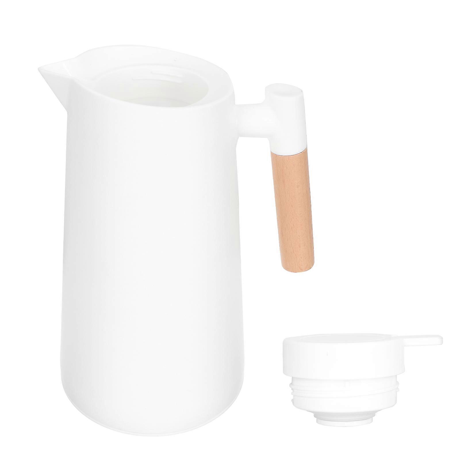 Insulated Kettle Household Thermal Carafe for Home Use Pack of 2 White Color