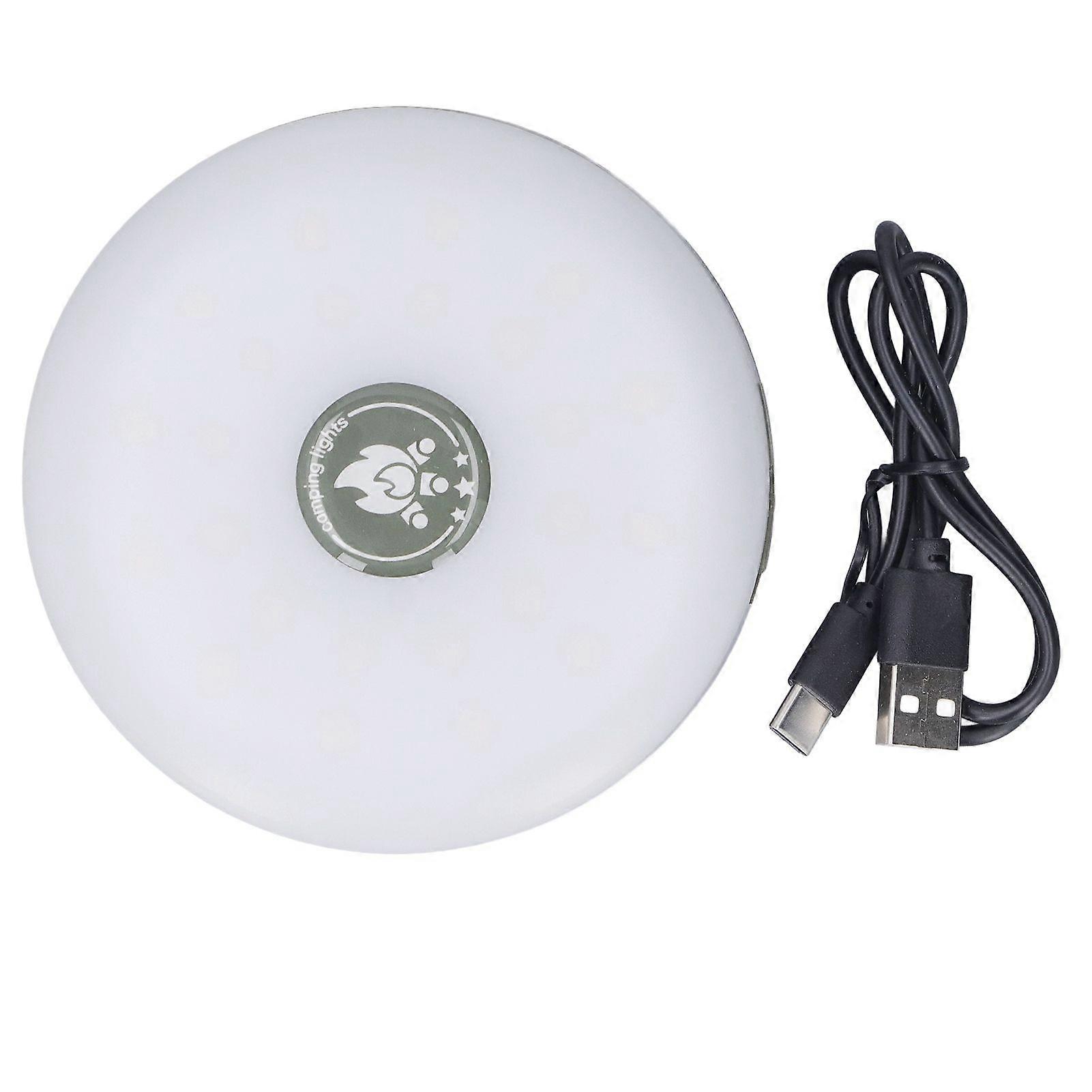 Camping Light String Multi Modes Flexible Waterproof USB Rechargeable Outdoor String Light for Yard Hiking