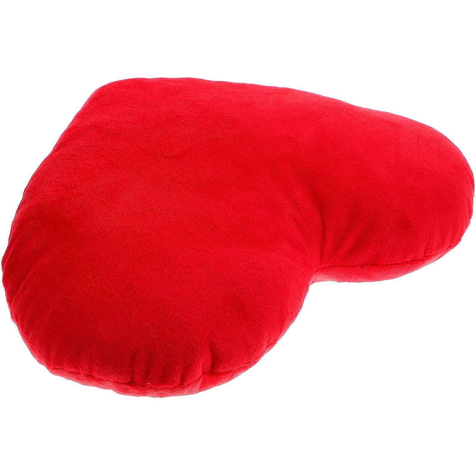 Heart Pillow Cushion Plush Throw Pillow for Valentine's Day 4Pcs Red Set