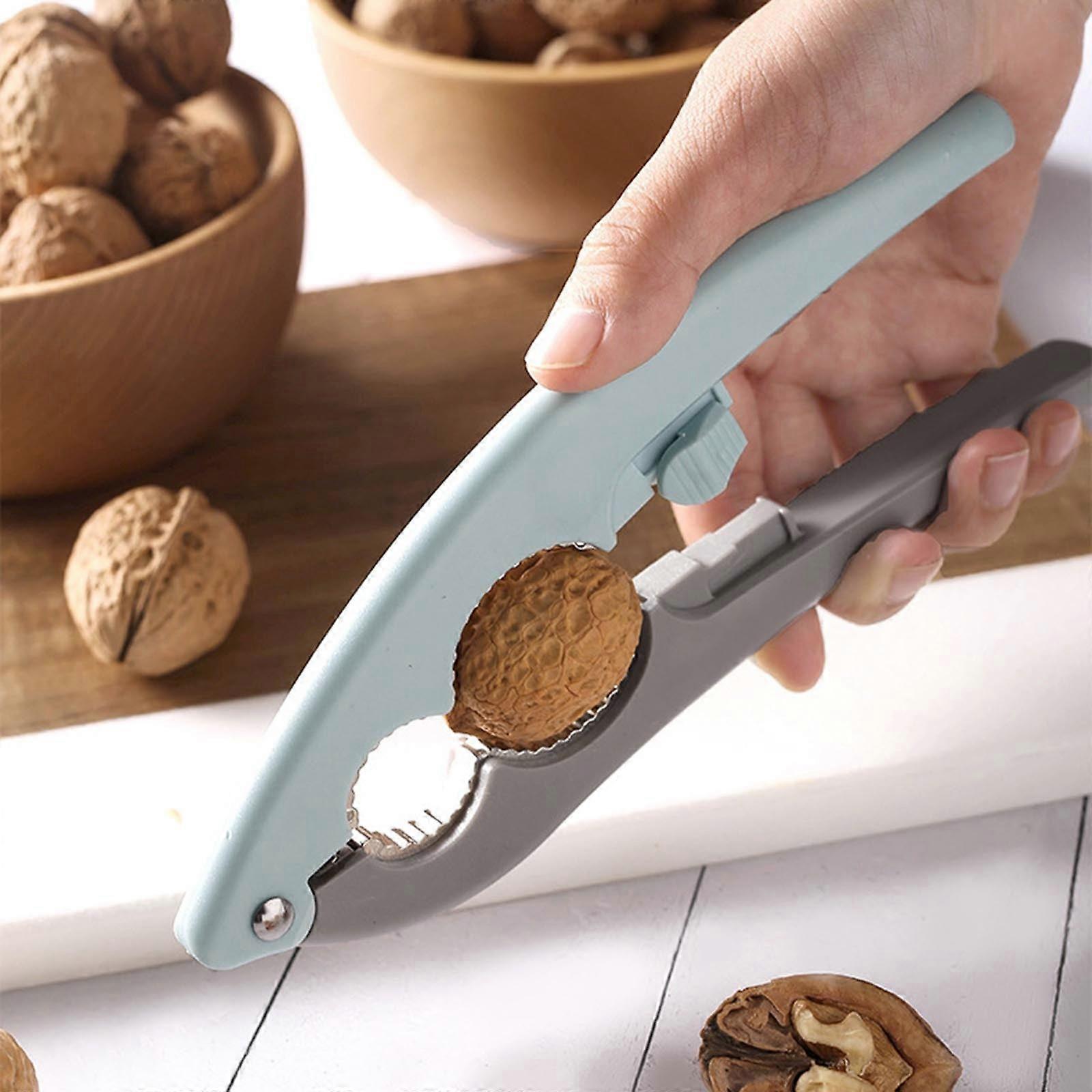 Portable Walnut Cracker Tool, Chestnut Cutter Clip, Pecan Cracker and Sheller, Compatible with Home Use, Savings Design