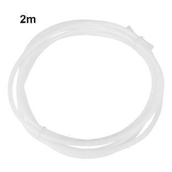 PTFE White Bowden Tube for 1.75 Filament (2.0mm ID/4.0mm OD) For 3D printers (2 M)