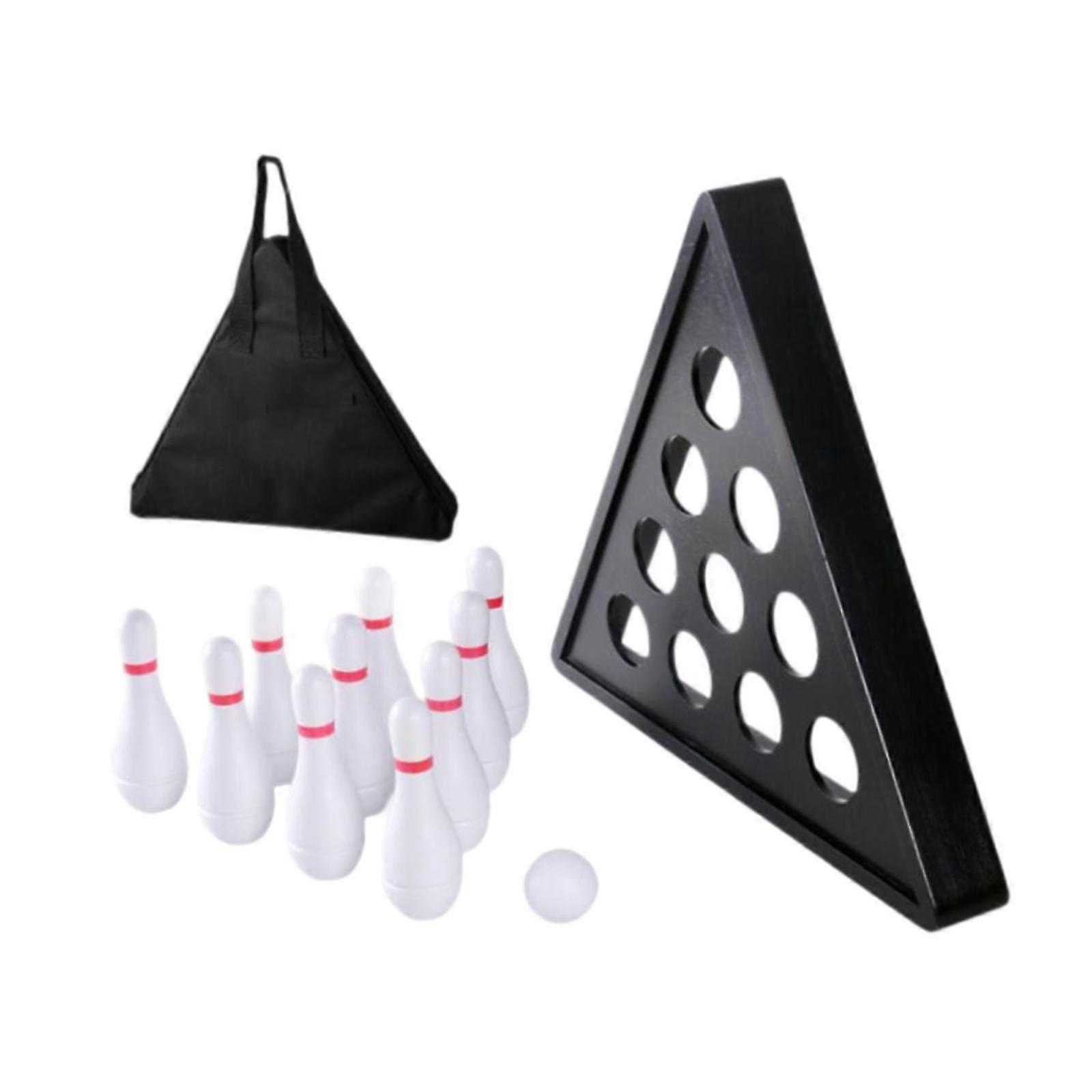 Tabletop Shuffleboard Bowling Pins Set for Parent Child Interaction Activity