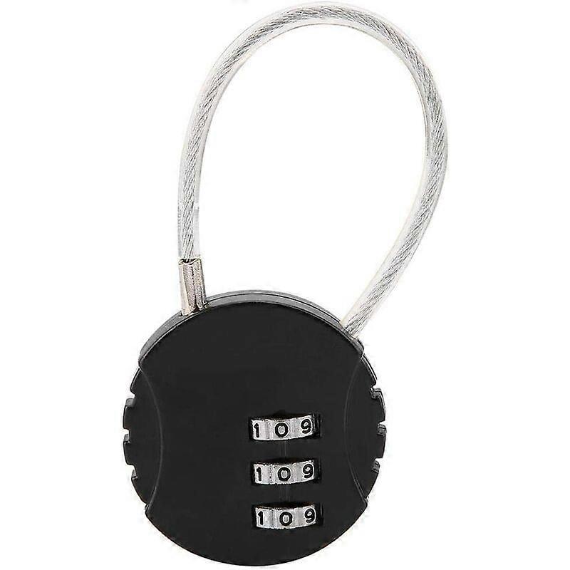 ELLE Security Padlock, Combination Lock Code Lock Travel Lock with 3 Digit Steel