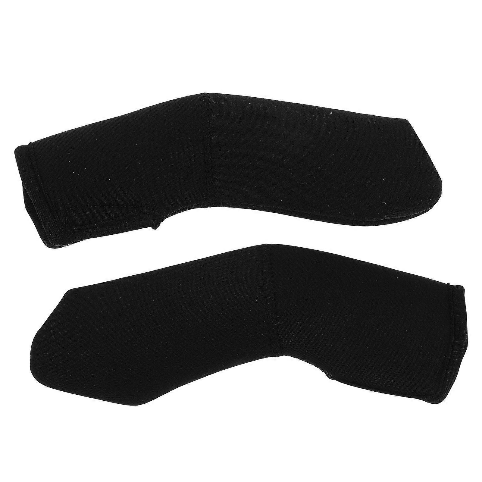 Stroller Handle Wrap Pram Handle Cylindrical Neoprene Black Protector 1 Pair