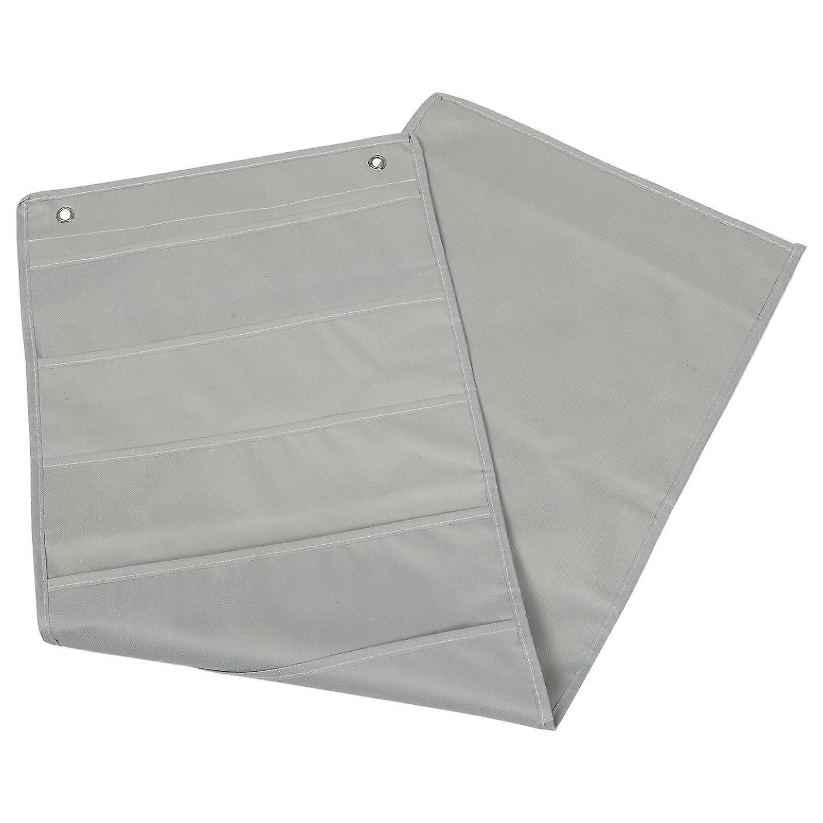 Wall-Mounted File Bag Hanging Storage Pouch for Document Organization