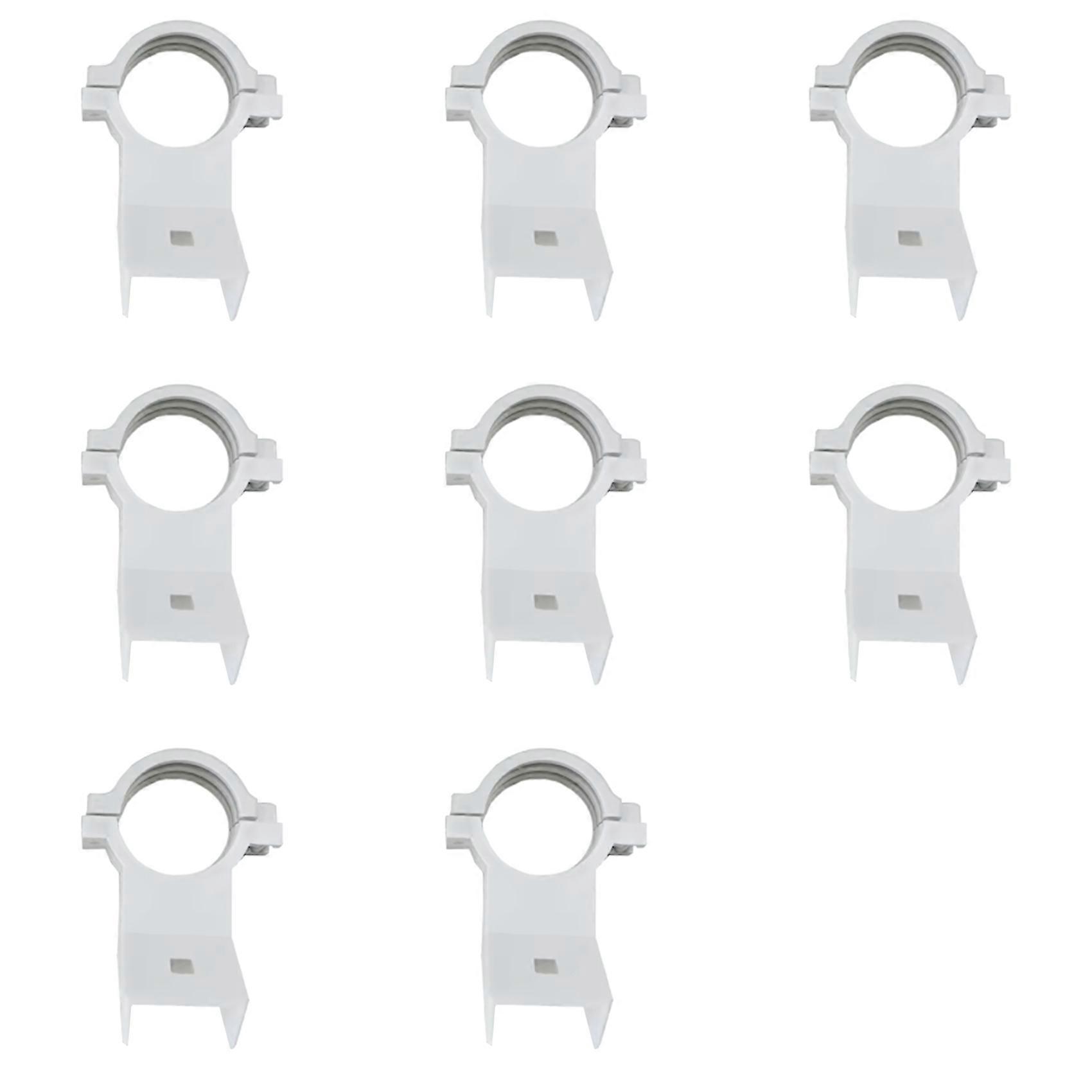 8X KU Band LNB Holder for Satellite Dishes 20mm Plastic Bracket, Weatherproof for Multiple Dish Sizes