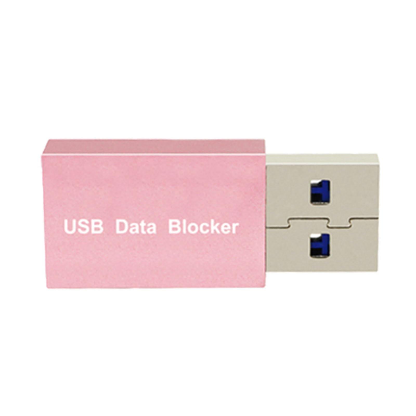 USB Data Blocking Defender for Safe Charging 12V/3A Aluminum Casing USB Data Blocker Compatible with Devices