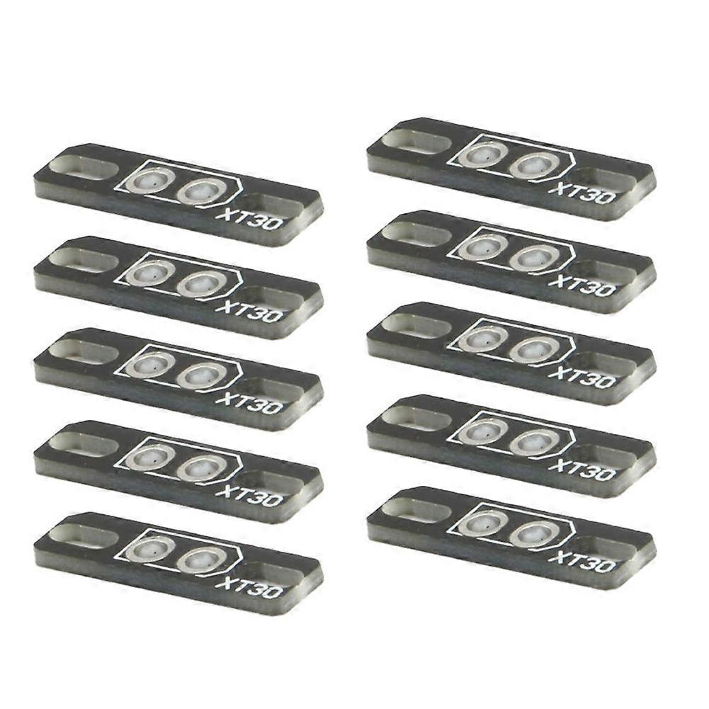 10PCS XT30 Plug Connector PCB Fixed Seat Welding Board Without Plugd for RC Model Airplane