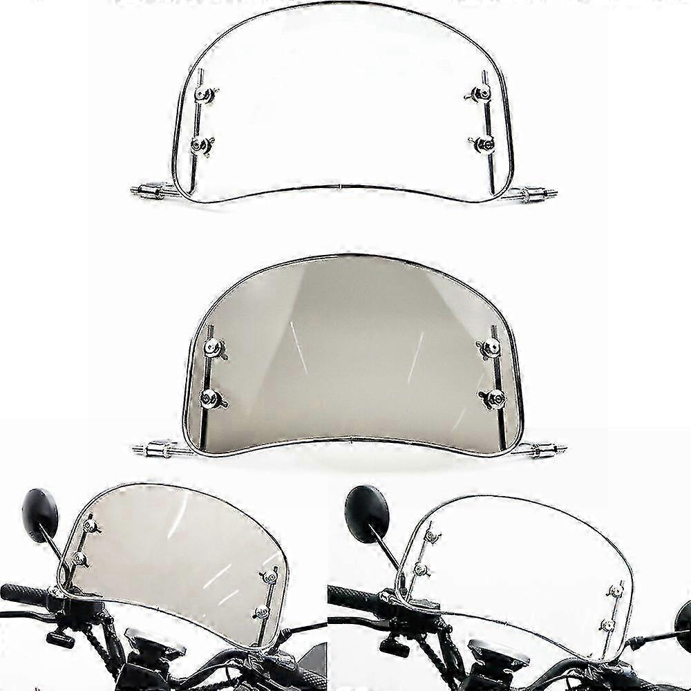 Exquisite Motorcycle Windshield Universal Scooter Windscreen Wind Deflector Screen Windshield Spoiler Air Deflector
