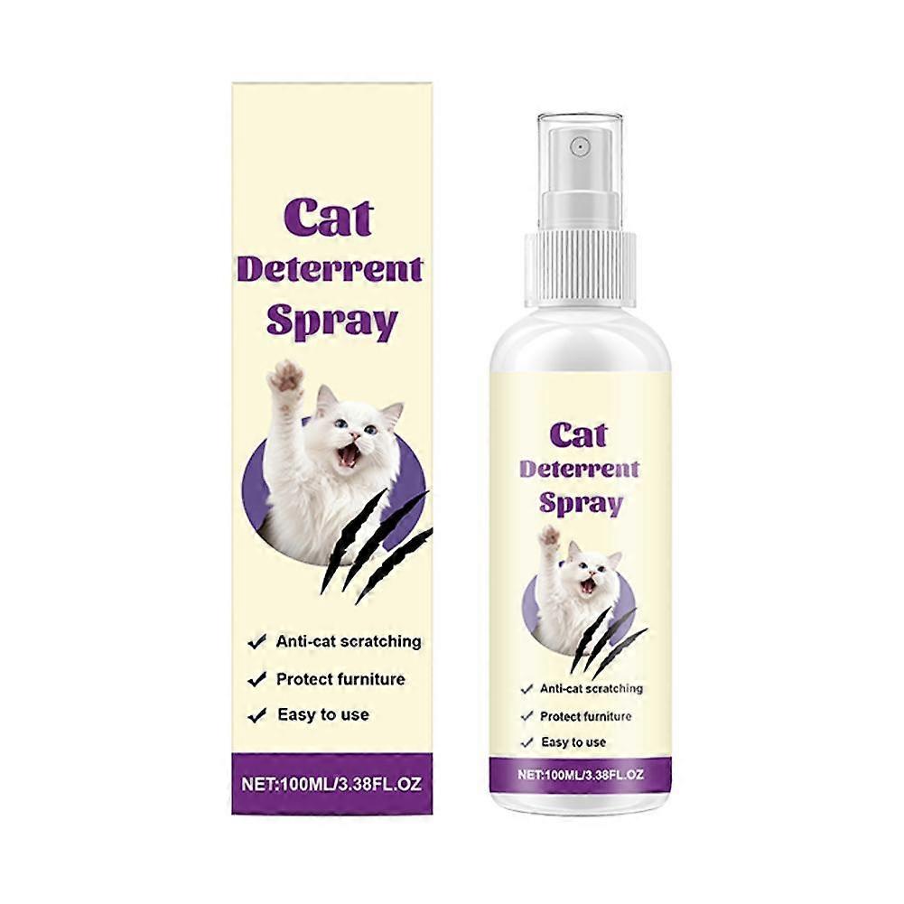 100ml Cat Scratch Deterrent Spray with Lemon Peel Oil Protects Furniture and Household Items