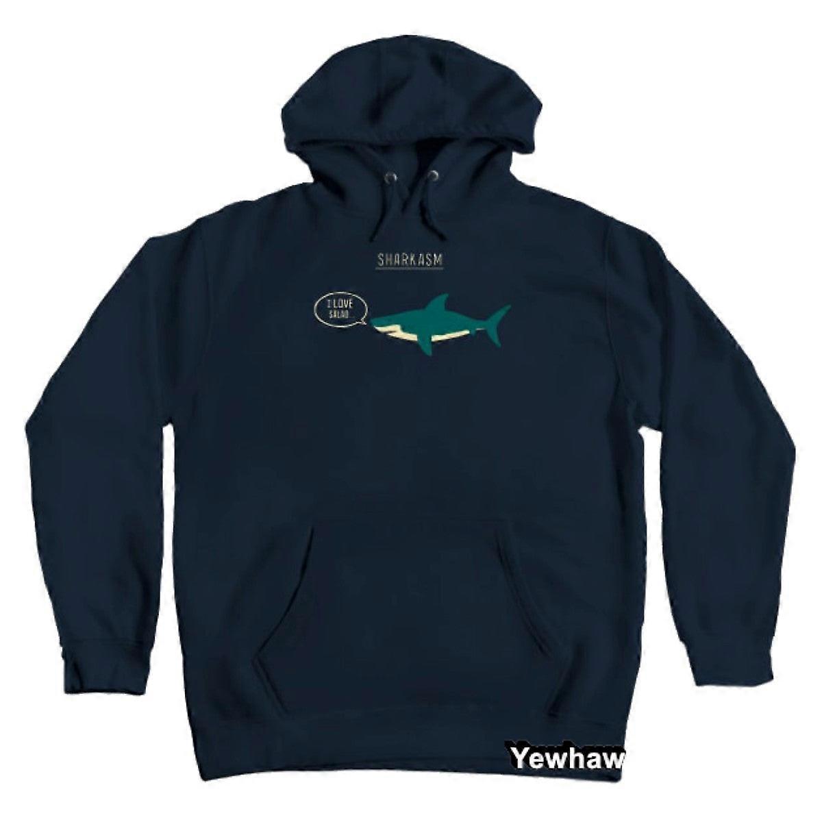 Sharkasm Hoodie Sarcasm Unisex Sweatshirt Pullover With Pocket