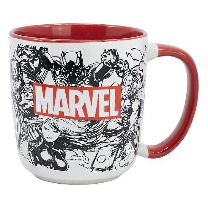 Stor - Marvel - Mugg Marvel Collage 380 ml