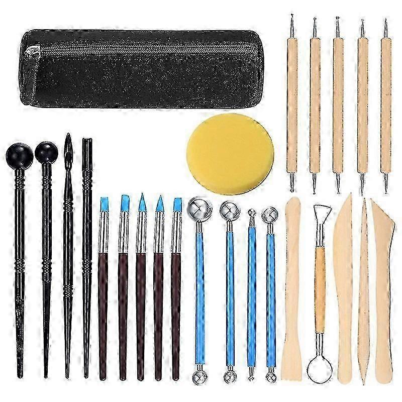 Polymer Clay Tools, 25 Pcs Clay Sculpting Tools, Modeling Clay Tools Set, Pottery Carving Tool for