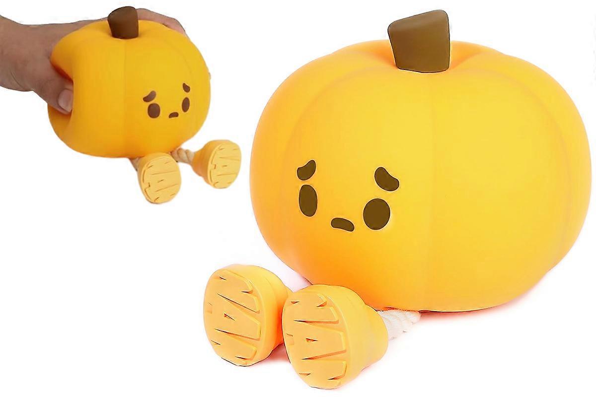 Cute Pumpkin Silicone Night Light Sensory Interactive Night Light