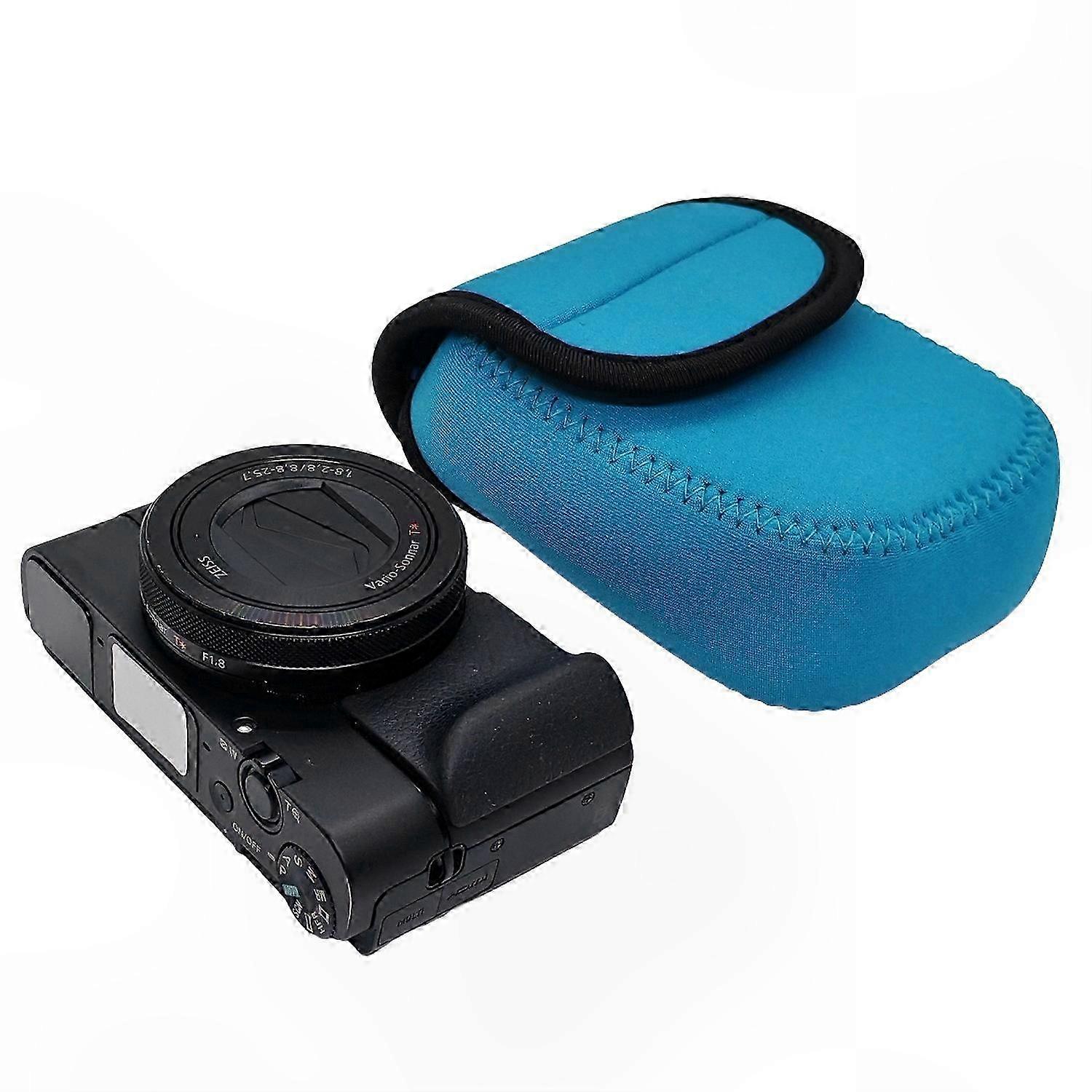 Universal Compact Camera Case - Protective Inner Bag for RX100 Series, Shockproof Pouch with Carrying Handle