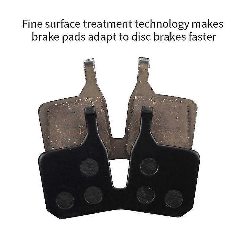 2 par sykkelbremseklosser harpiks sykkelskivebremseklosser for Mt5 Mt7 terrengsykkelbremseklosser (floker)