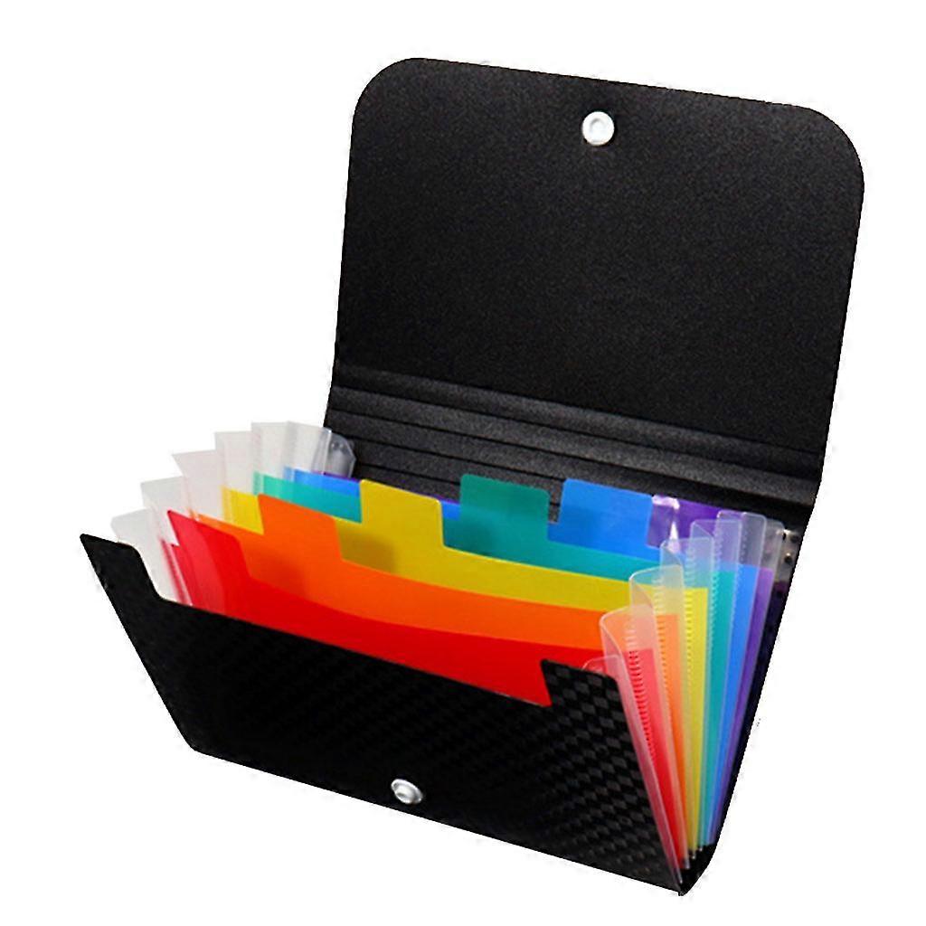 A6 file wallet for receipts and bills with adhesive tabs