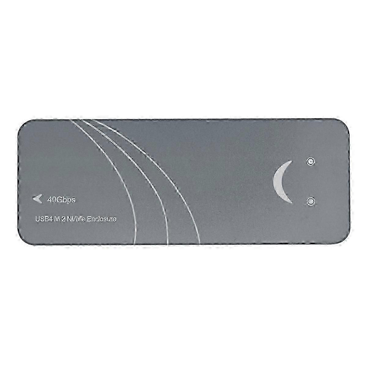 USB 4.0 SSD M2 NVME HDD Enclosure 40Gbps 4TB M-Key B+M-Key Alluminio NVME Custodia esterna Supporto M.2