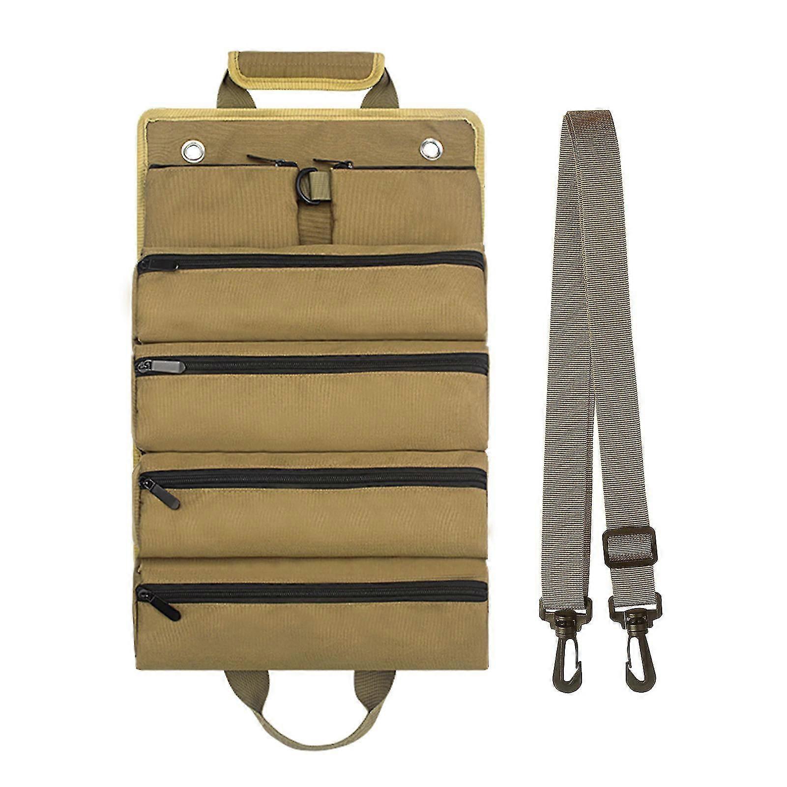 Roll Up Tool Bag Organizer Household Hardware Electrician Tools Pouch Space Saving