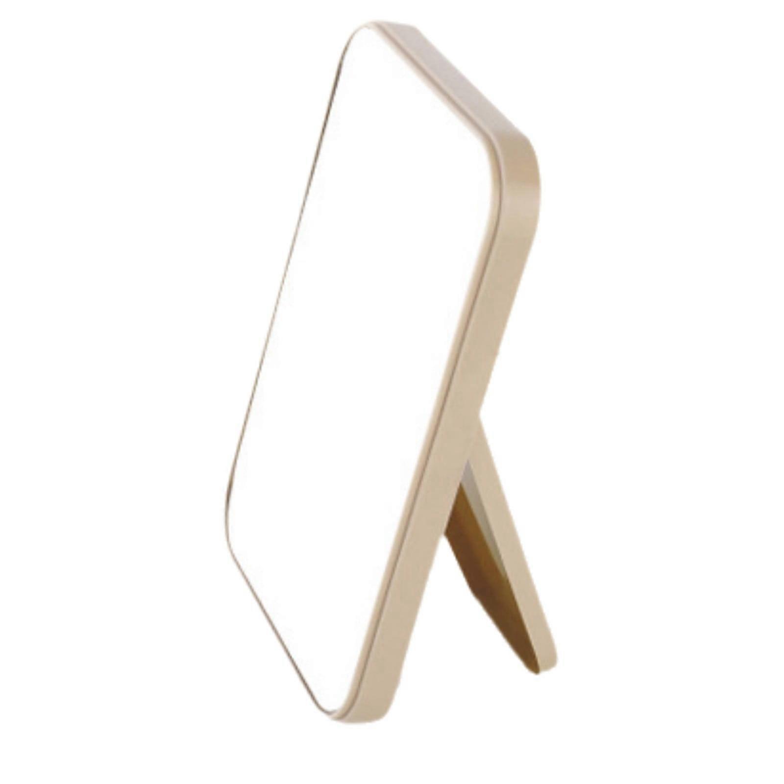 Yonrjhukm Desktop Makeup Mirror Portable Small Mirror Female Dressing Table Desktop Princess Mirror Bedroom Student Dormitory Desktop Makeup Mirror