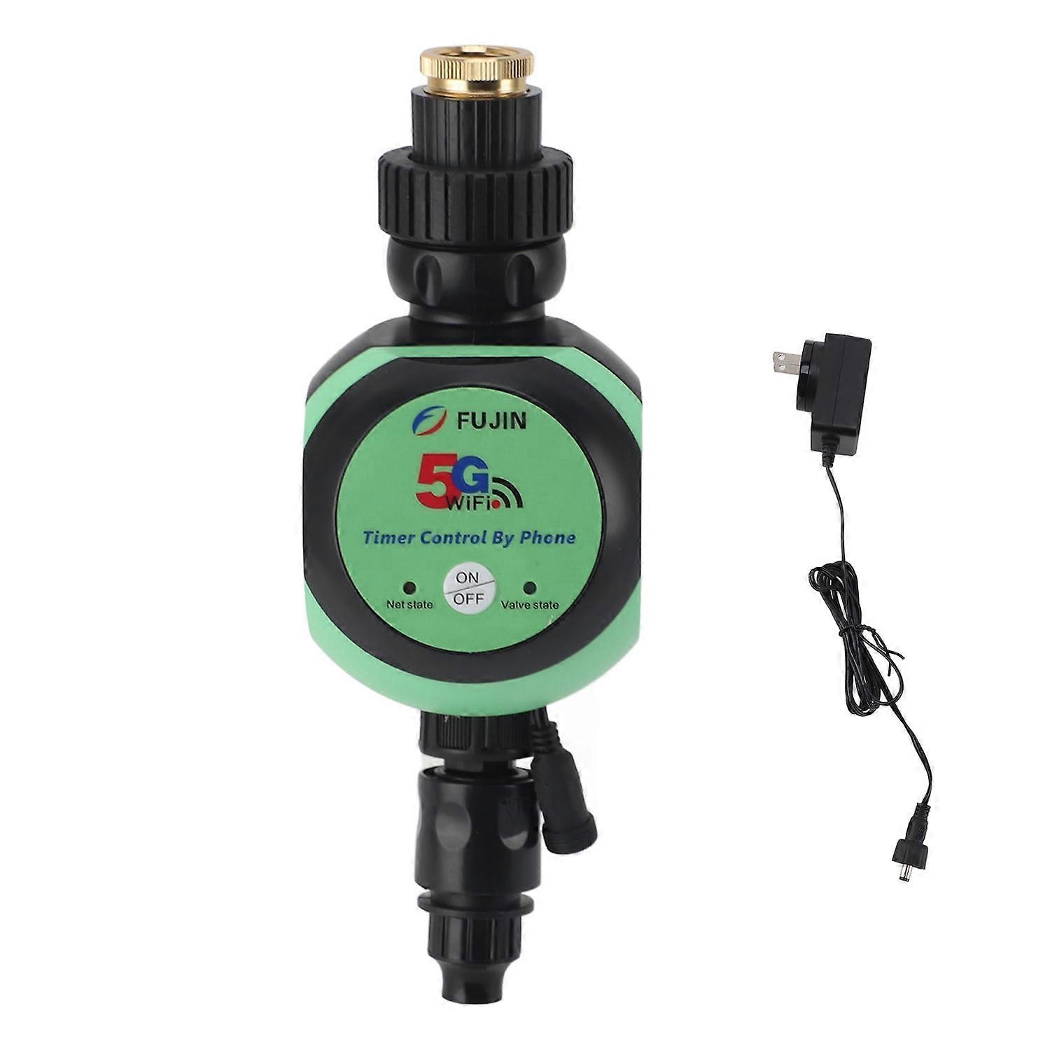 Wifi Irrigation Controller 5G Wifi Energy Saving BT Remote Control Watering Timer for Garden Balcony