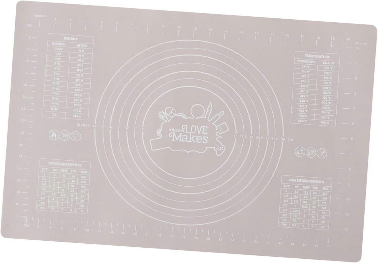 ANILUX 1pc Silicone Baking Mats With Scale Cake Mat