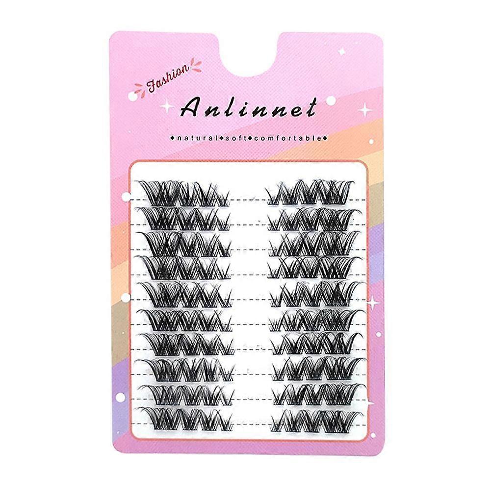 Natural 3D Volume False Eyelashes 8-16mm C+ Curl Lightweight Soft Memory Fiber Segmented Design
