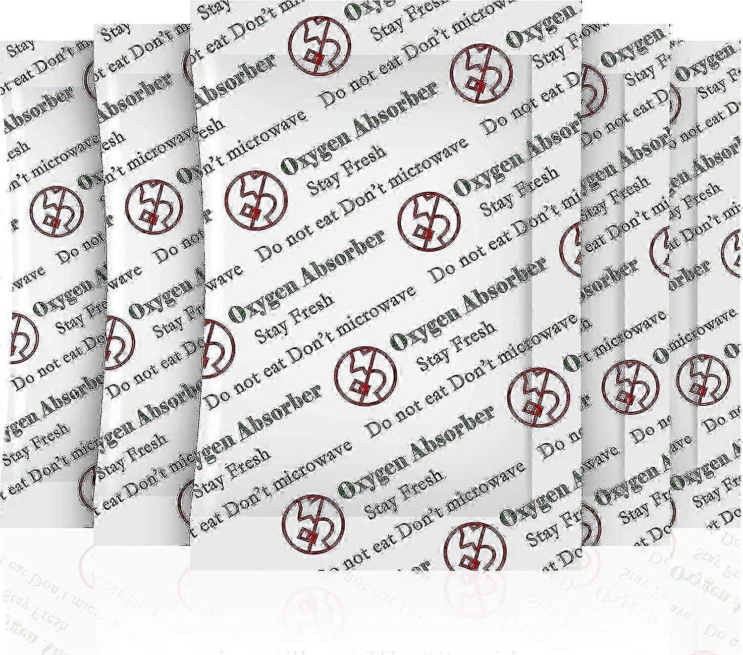 200cc Oxygen Absorber Packets (100 Count) for Food Preservation & Storage