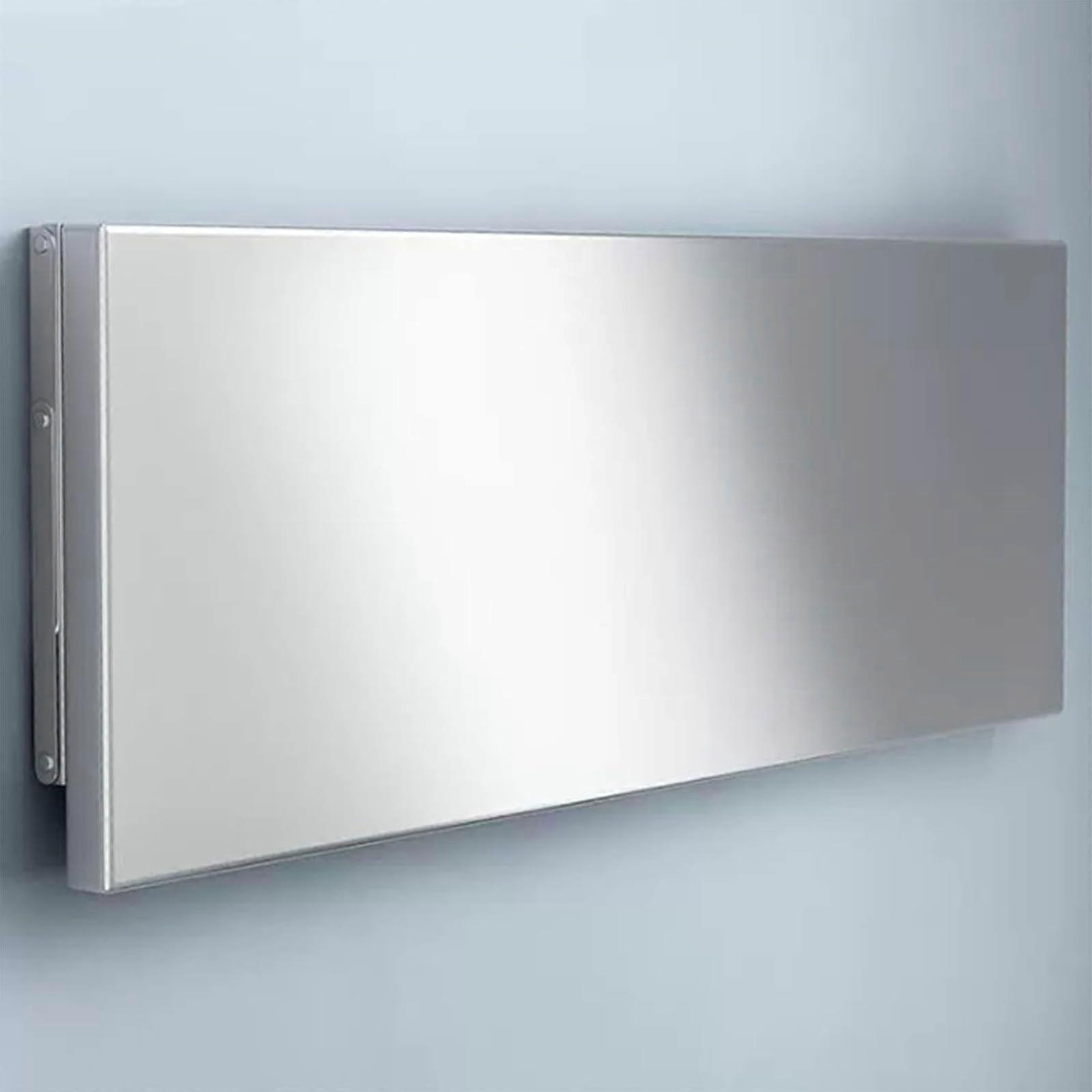 Folding Wall Dining Table Stainless Steel SpaceSaving WallMounted Drop Leaf 130×30cm 01