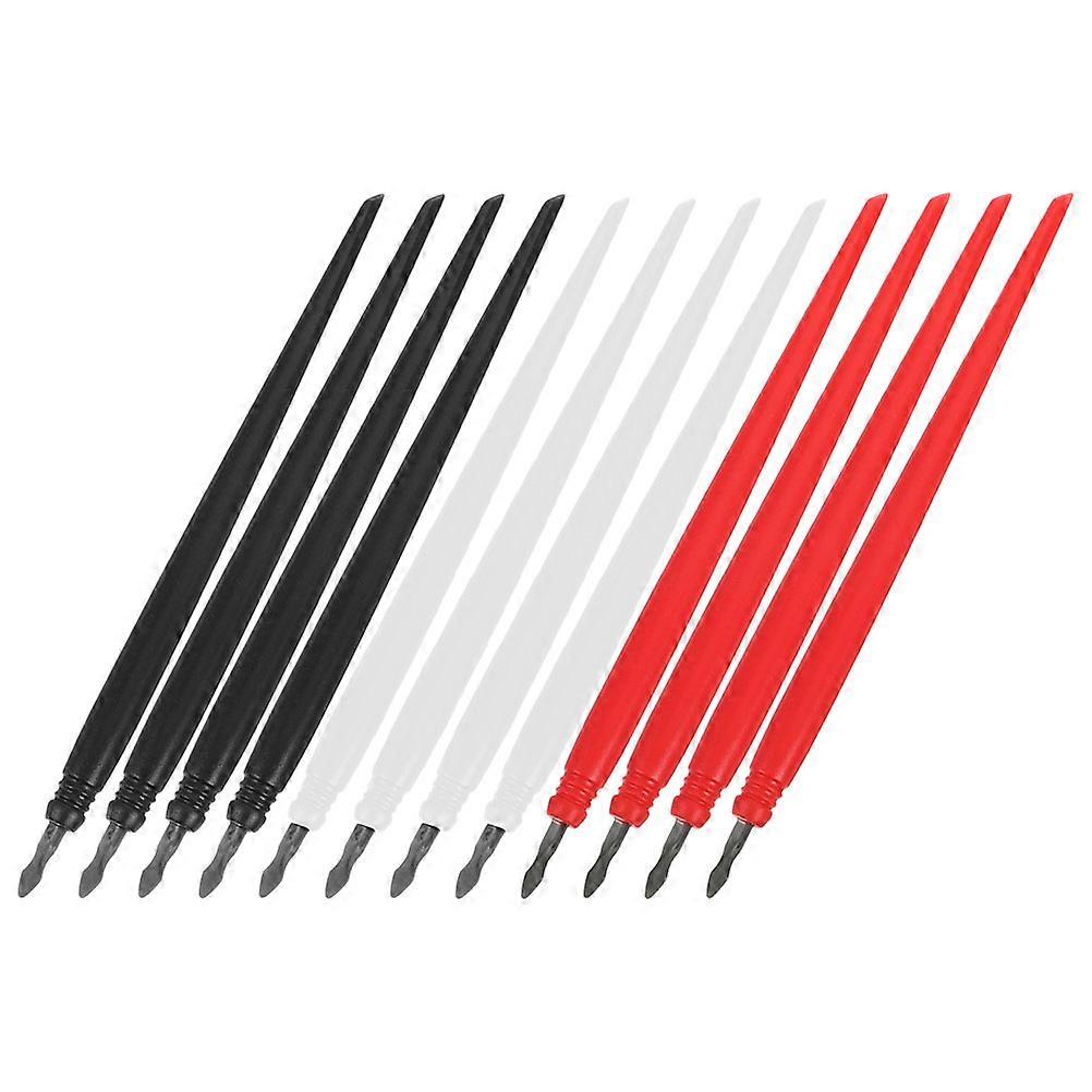 Metal Tip Scratch Painting Pens for Scratch Paper 12Pcs Assorted Color