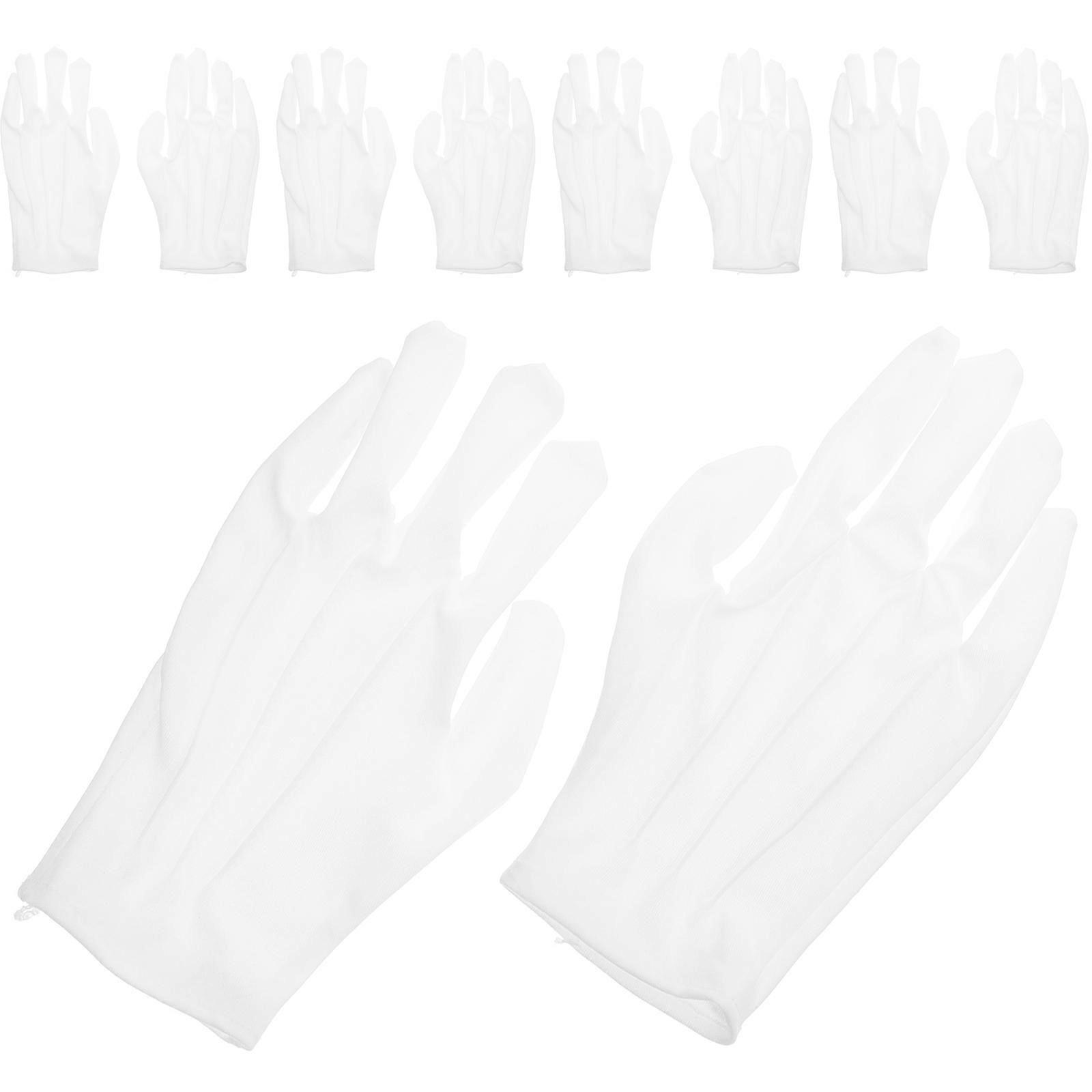 Polyester Protective Gloves for Jewelry Store Handling 10Pairs