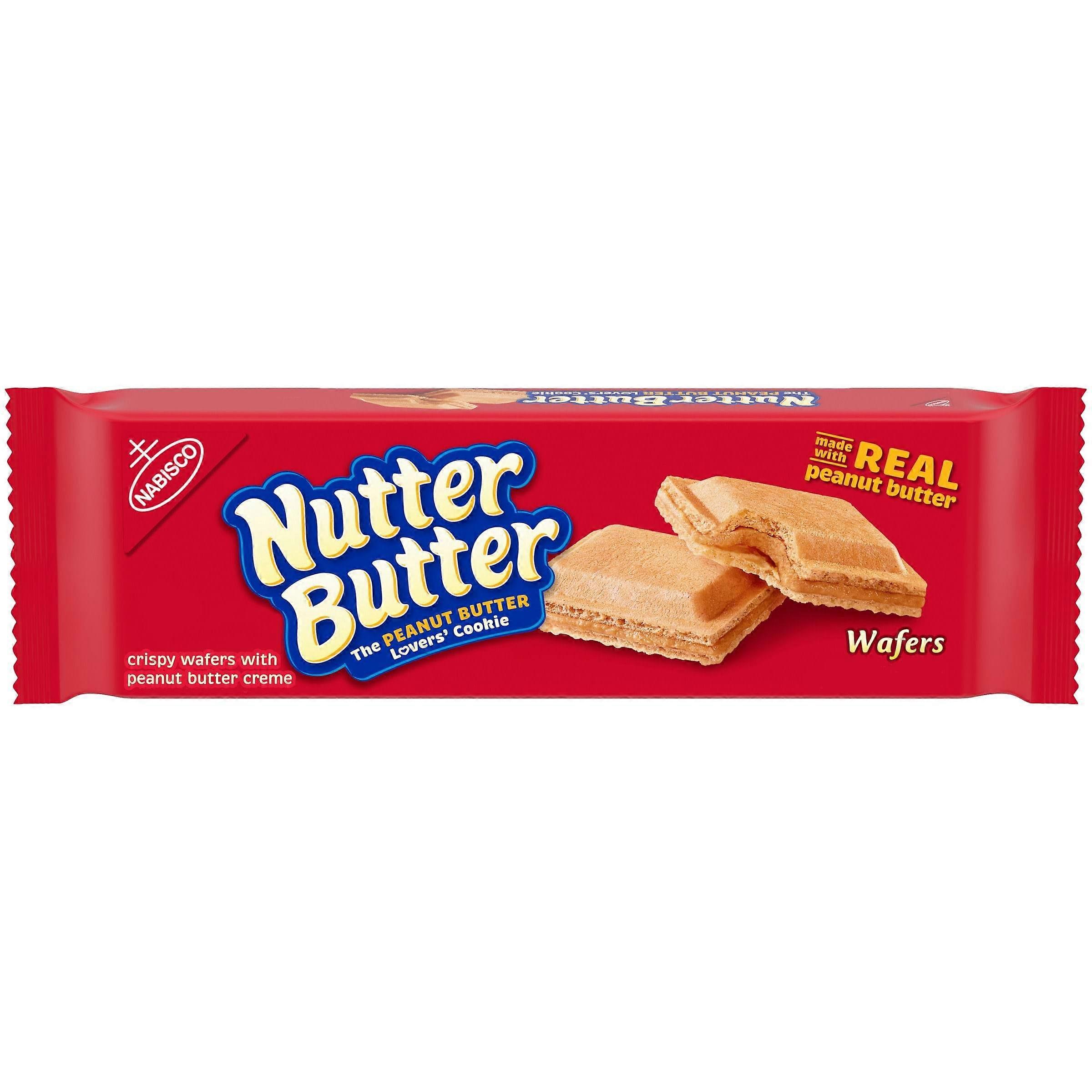 Paquet de biscuits gaufrés au beurre de cacahuète Nutter Butter, 1 ch.