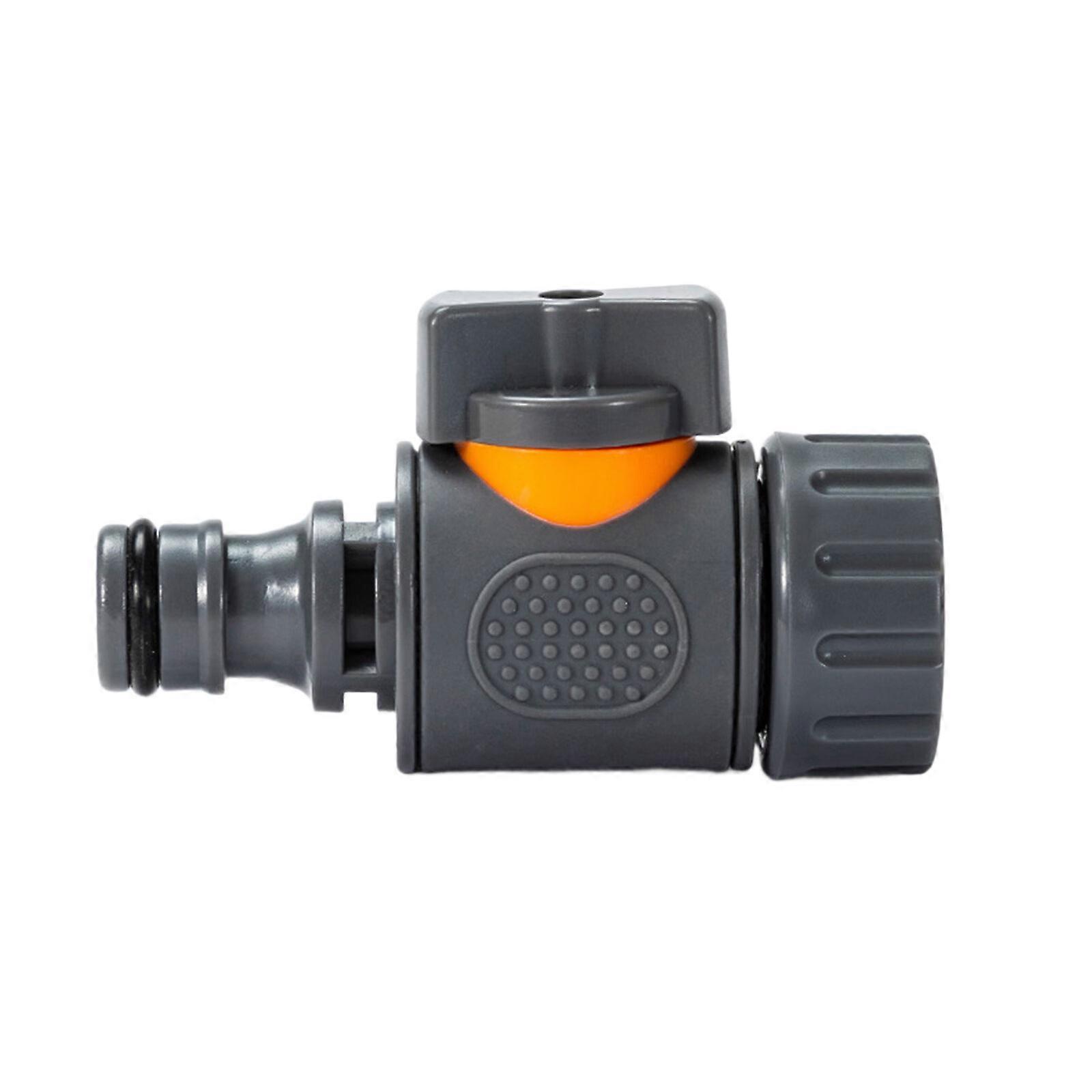 1/6 Leakproof Garden Hose Coupler Quick Connector with Easy Control Switch for Simplifying Your Watering and Plumbing Multicolor