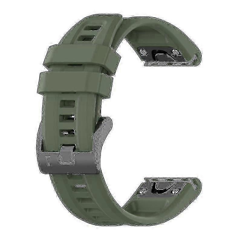 Silicone 26mm Wristband Belt For Garmin Fenix 7x/6x/5x Watch Strap Loop Bracelet