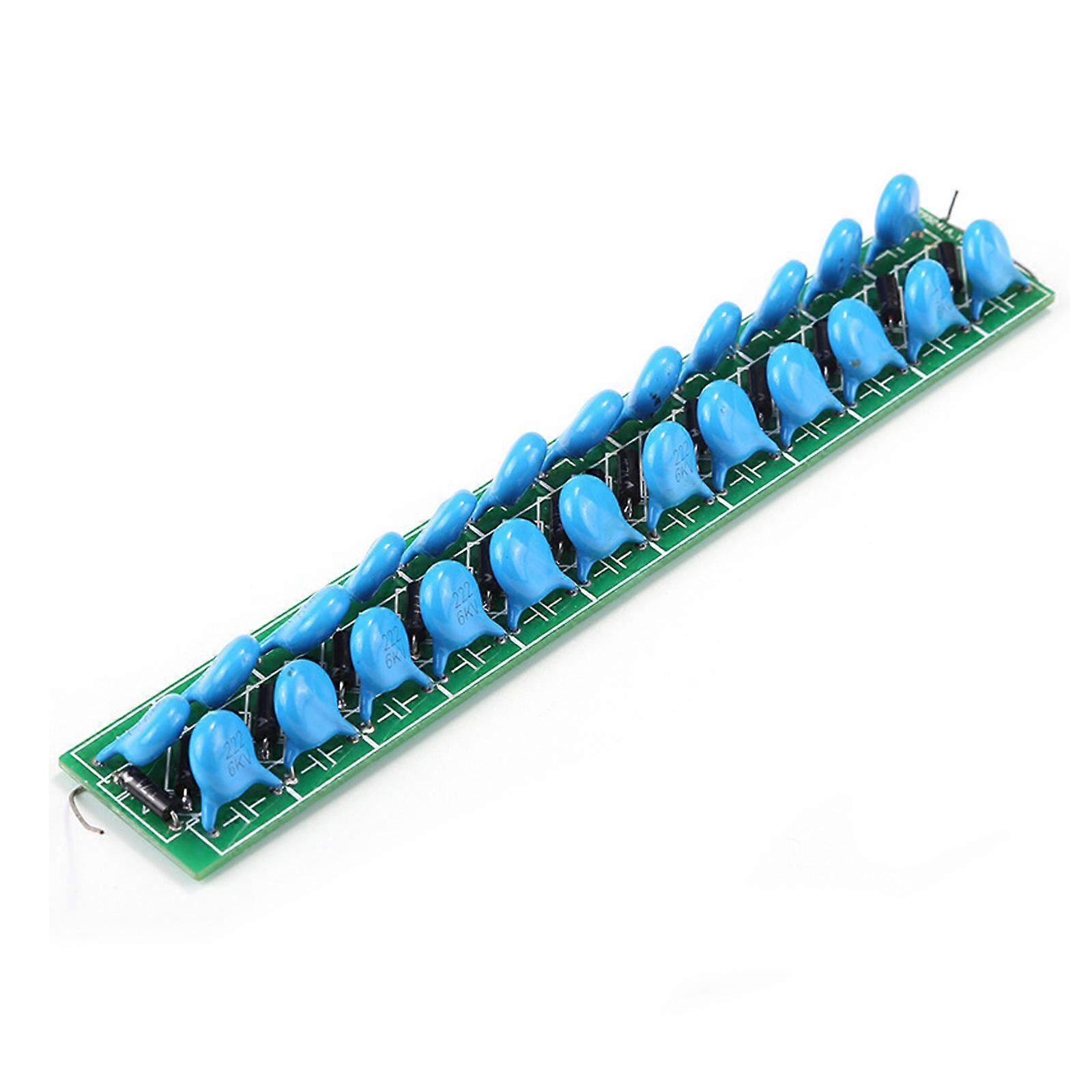 60KV Generator Electrostatic Electricity Doubler Rectifier Circuit Driver Pulse 24 Times Equipment Scientific Research Multicolor