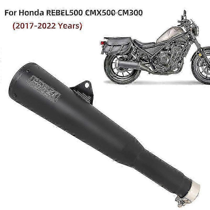 Honda Rebel 500 Uitlaatsysteem Ontsnappingsdemper met Link Pipe