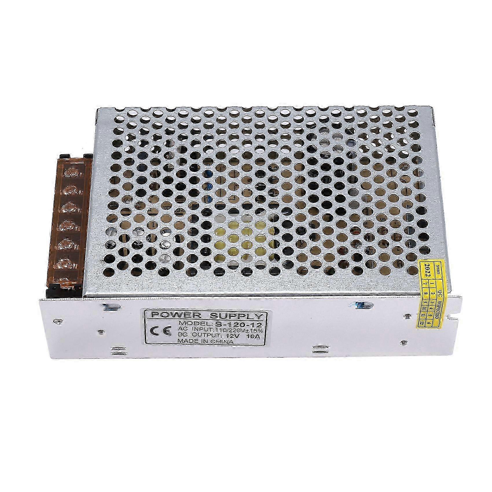 Dc 12v 10a 120w Strömbrytare Transformator Ac-DC Strömförsörjning Ac 110v / 220v Till DC 12v Swit f26