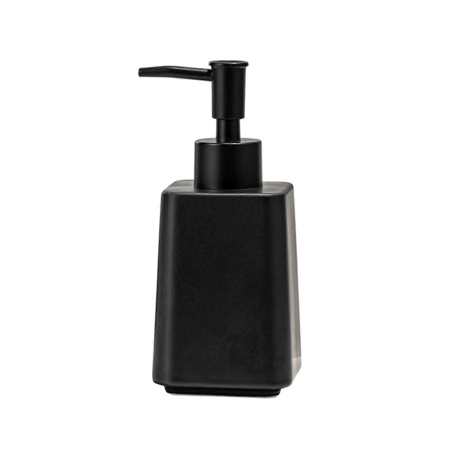 Ceramic Lotion Soap Dispenser Pump for Bathroom or Kitchen Sink Liquid Refillable Container