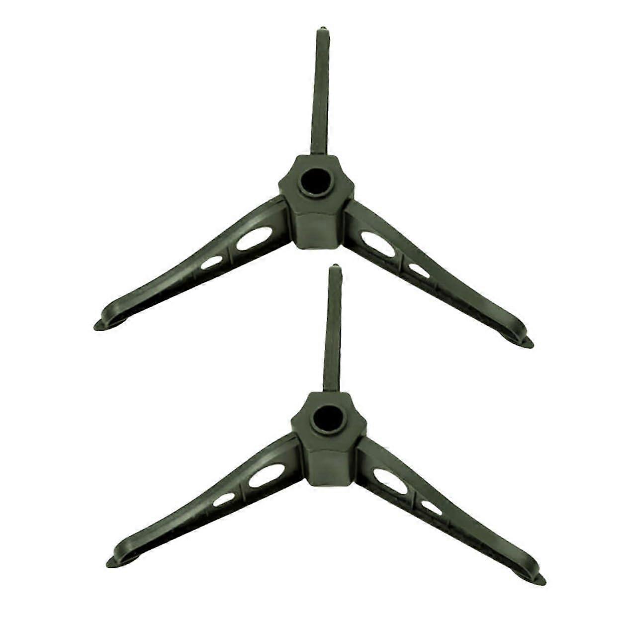 2 Pack Christmas Tree Stand Bracket Plastic Base for Artificial Xmas Trees Green Support for Holiday Party Decor