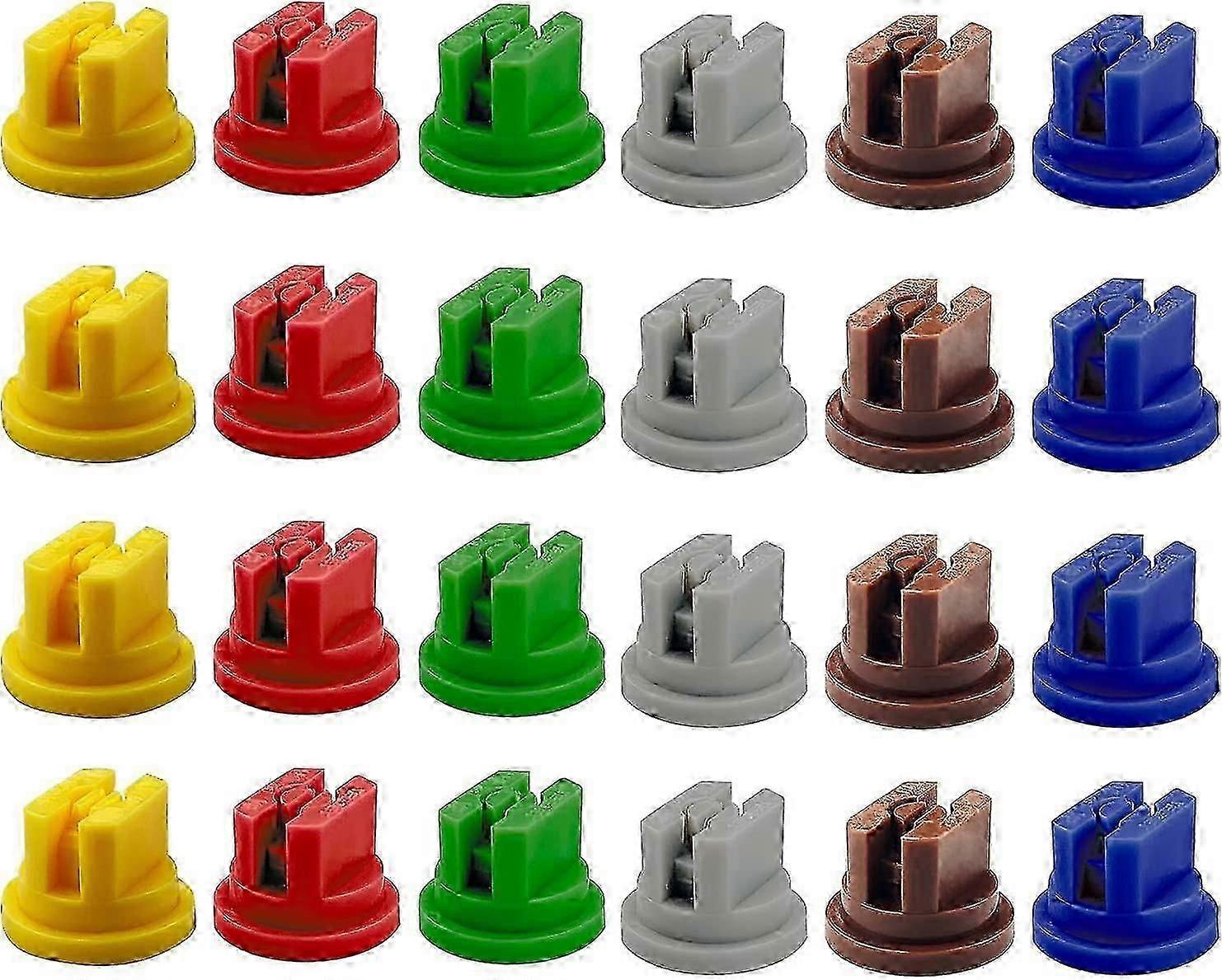 Fan spray nozzles 110 degree 24 pack plastic misting tips