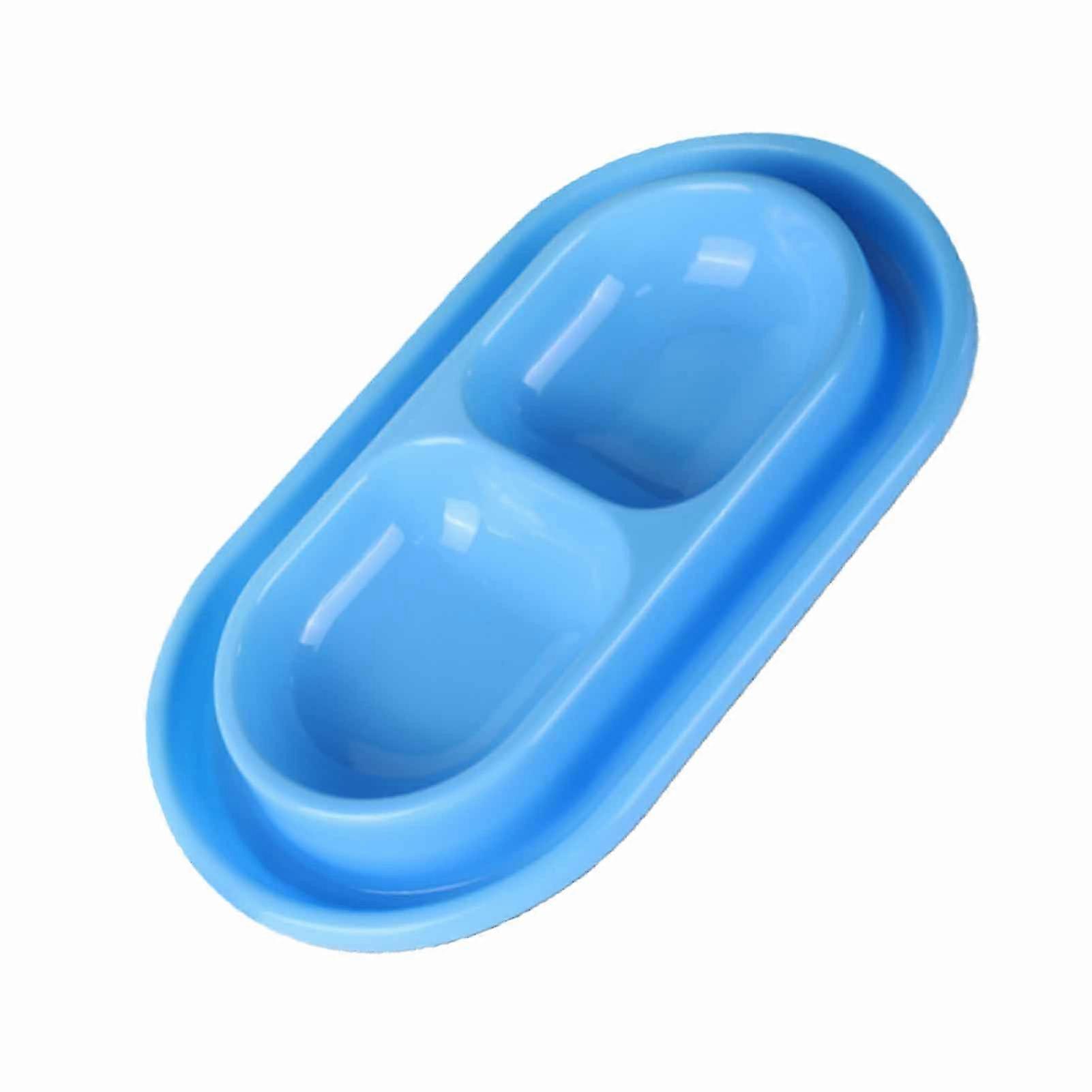 户外猫喂食碗多用途防水防雨防虫便携式宠物双碗露营旅行 f26