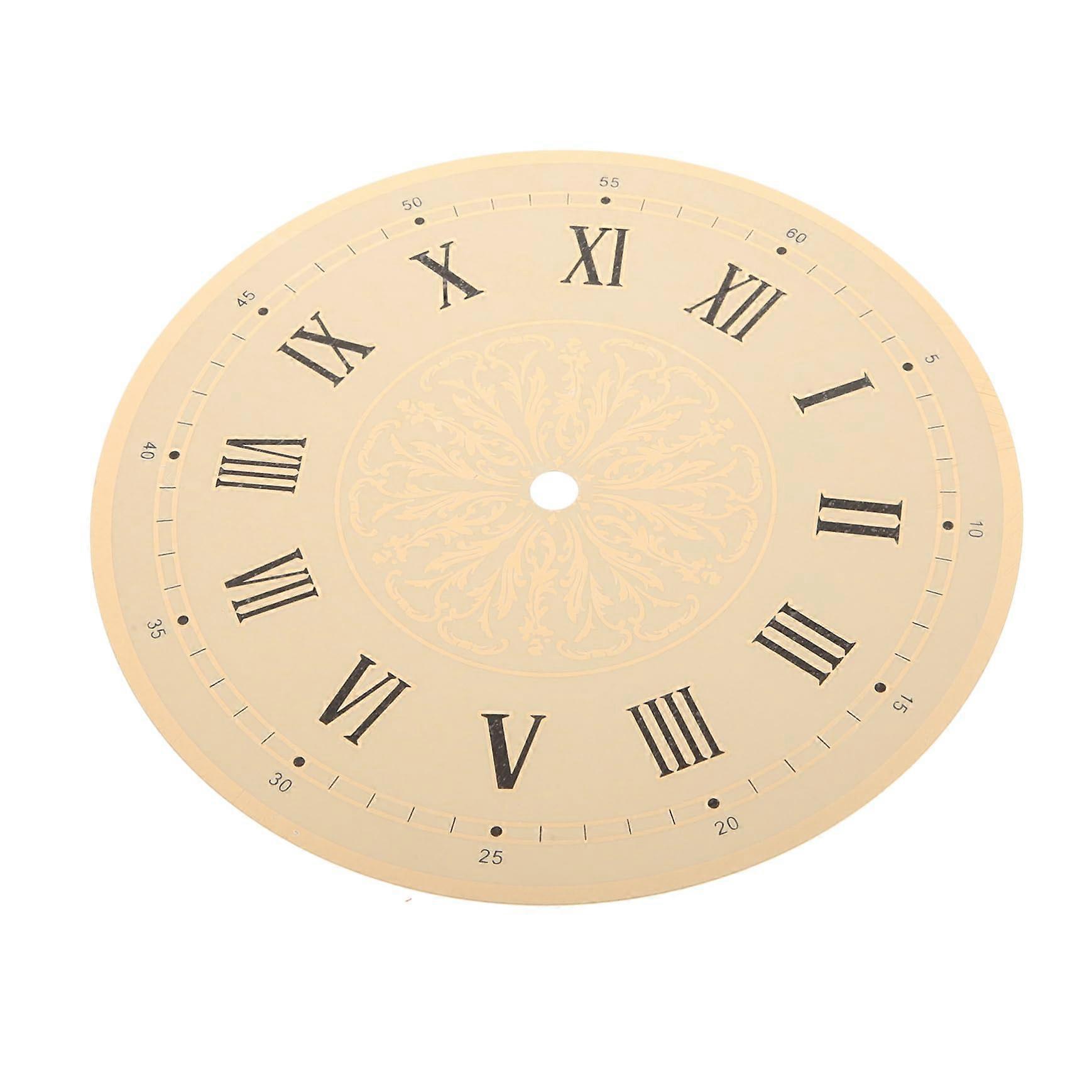 Clock Parts Kit with 17.3m Aluminum Dial for DIY Wall Clock  and Replacement Projects