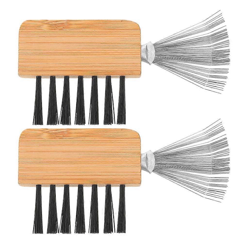 Cleaning Rake for Hairbrushes 2Pcs Mini Combs Cleaner for Home Use