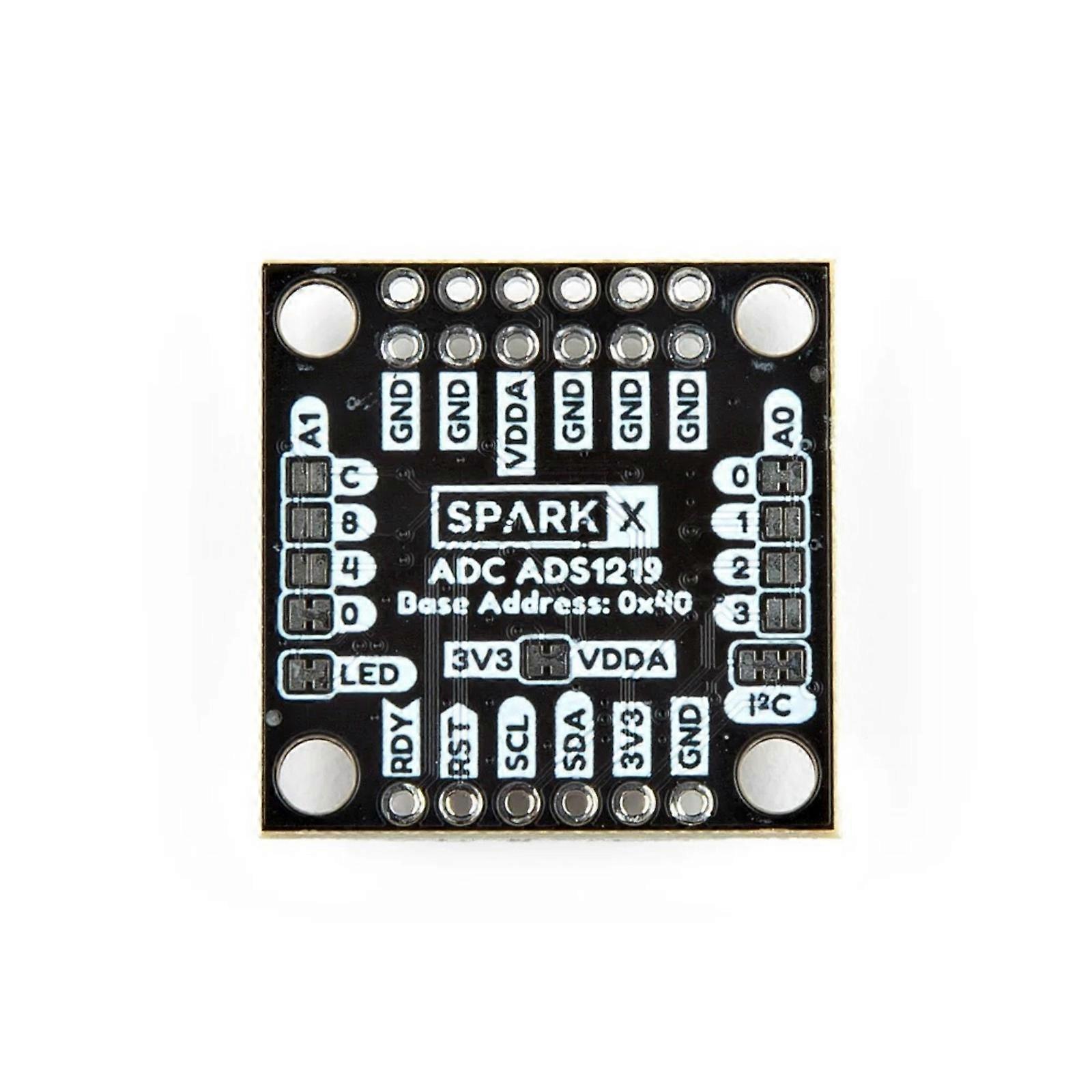 High Resolution 24bit ADC Module ADS1219 Supporting 4 Channel Data Acquisition Board for Monitoring Control Application Multicolor