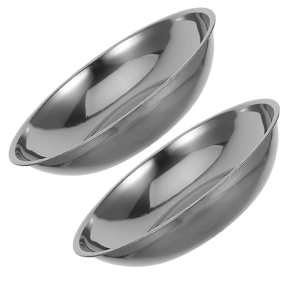 Stainless Steel Scale Tray Kitchen Use Laboratory Use Usage Square Shape Sleek Design 2Pcs